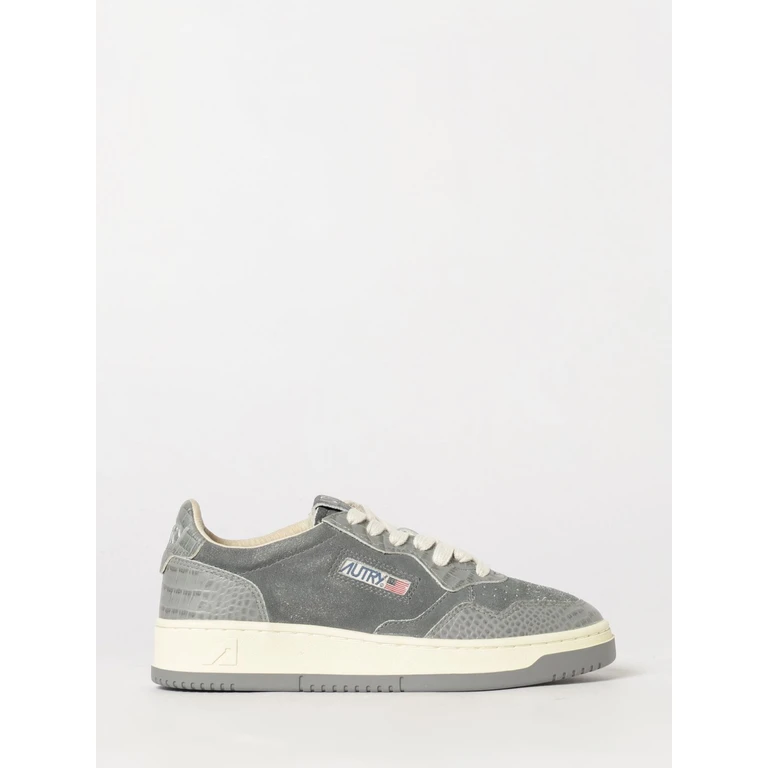 Medalist Low Super Vintage Leather and Suede Sneakers with Worn Effect (AULWCJ02)