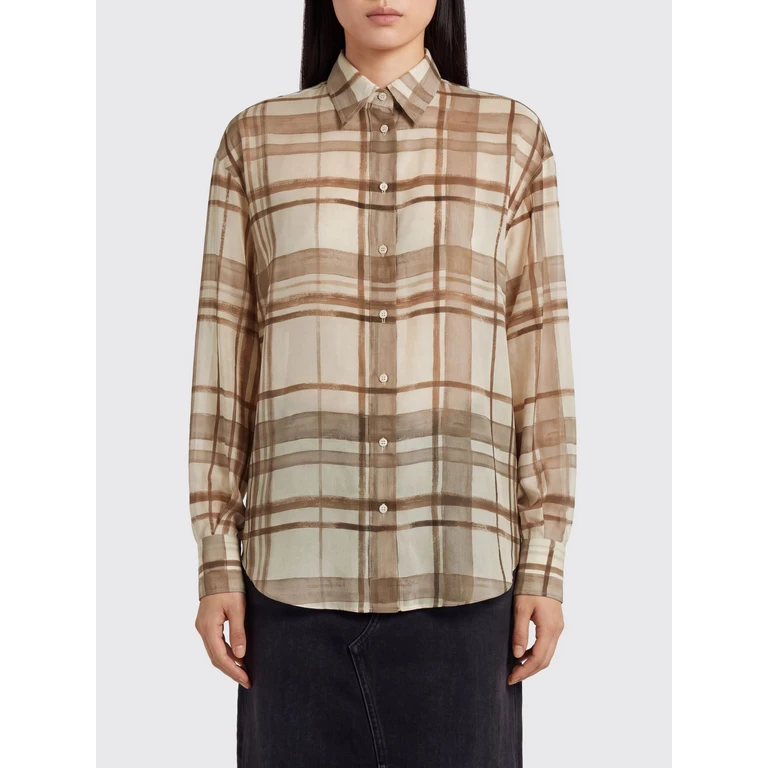 BRUNELLO CUCINELLI Shirt Woman color Beige (MP968NN406C015)