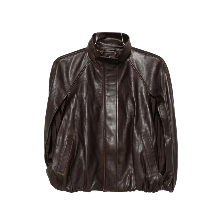 Leather Cape Jacket