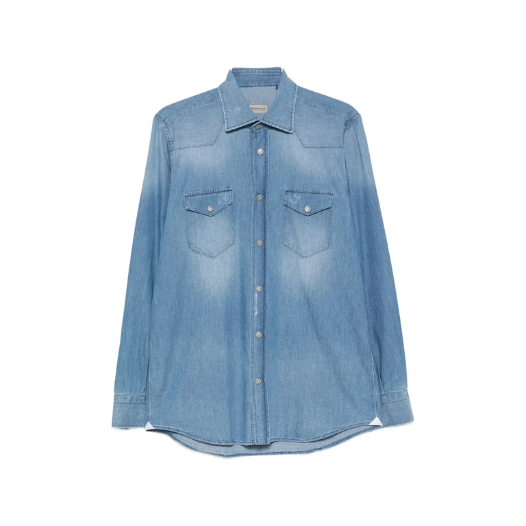 Western-style Denim Shirt