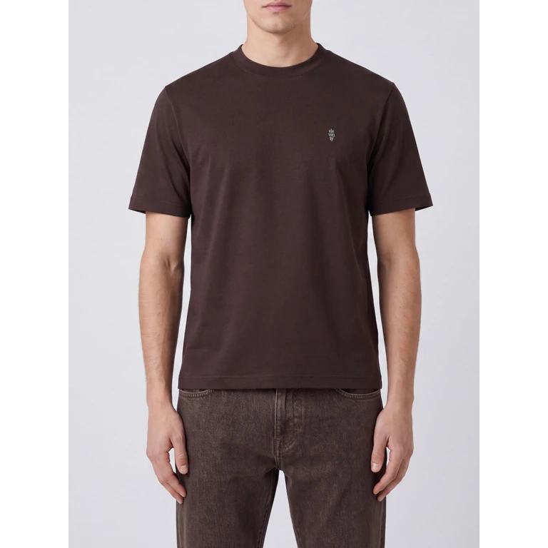 T-Shirt Men color Brown (N75TSHN03TSH2600110N)
