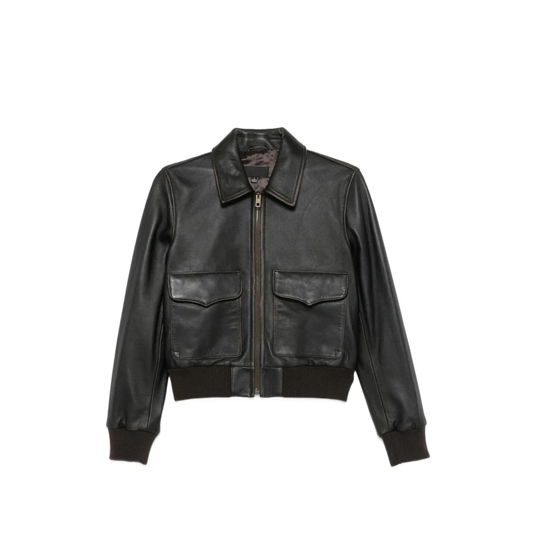 Redley Zip-up Leather Jacket