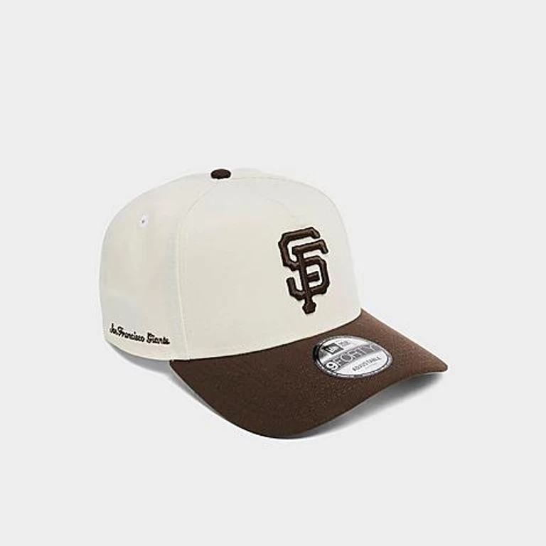 San Francisco Giants MLB Walnut 9FORTY A-Frame Snapback Cap