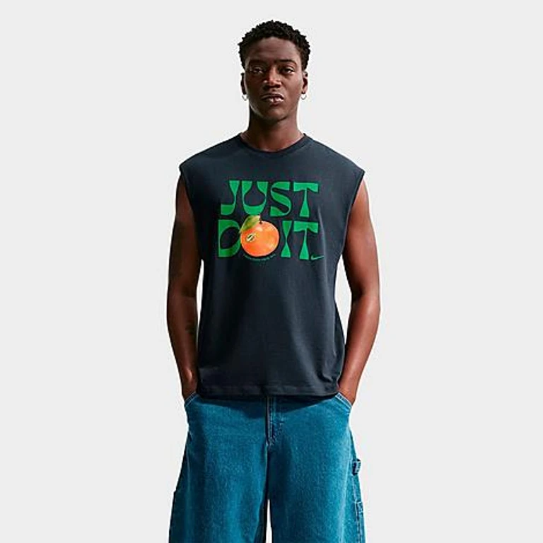Sportswear JDI 橙色图案无袖T恤