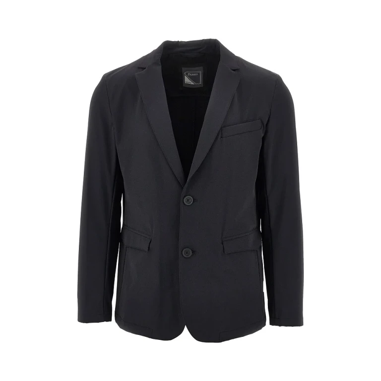 Nylon twill single-breasted jacket Man 48