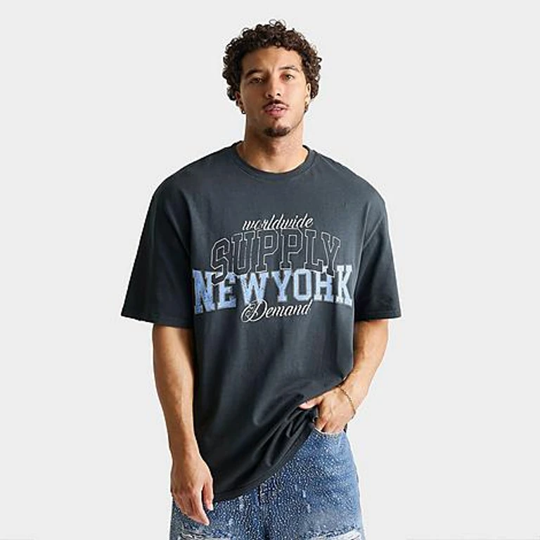 Camiseta Supply & Demand County em Volcanic Ash