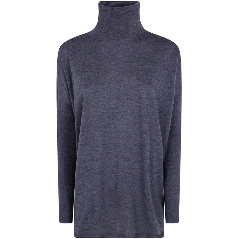 Sweater Wool Silk "D603wa G0009 Black"