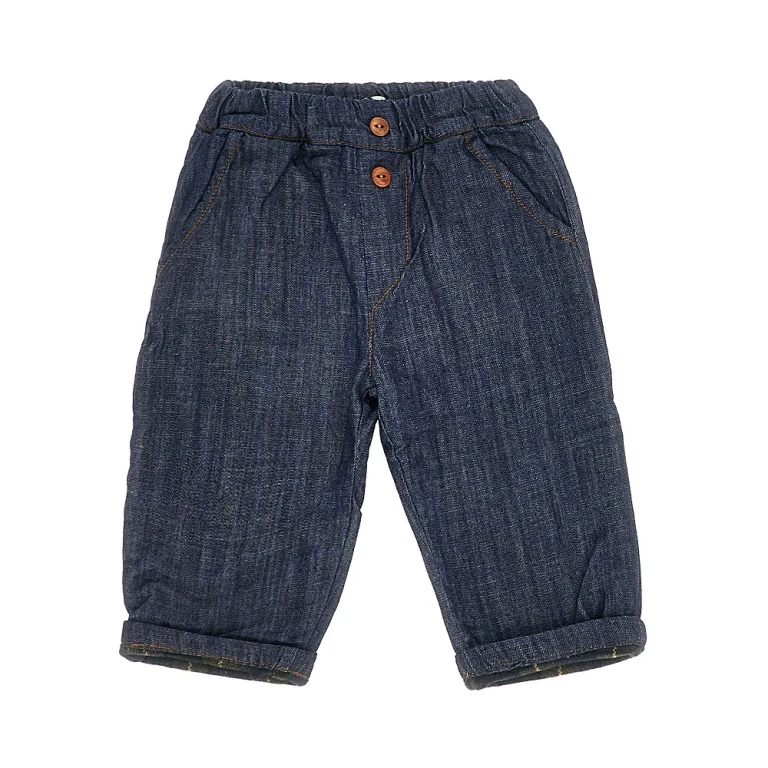 Denim pants with flannel lining Kids 9M