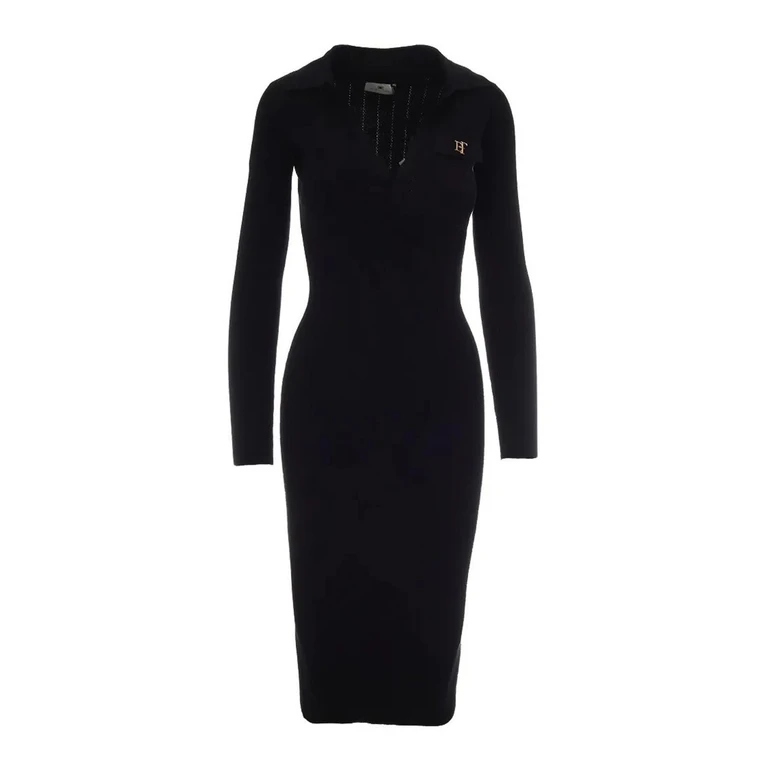 Elisabetta Franchi Maxi Robe - Noir (AM08B66E2110)