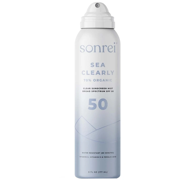 Sea Clearly Organic SPF 50 Clear Sunscreen Mist 177ml