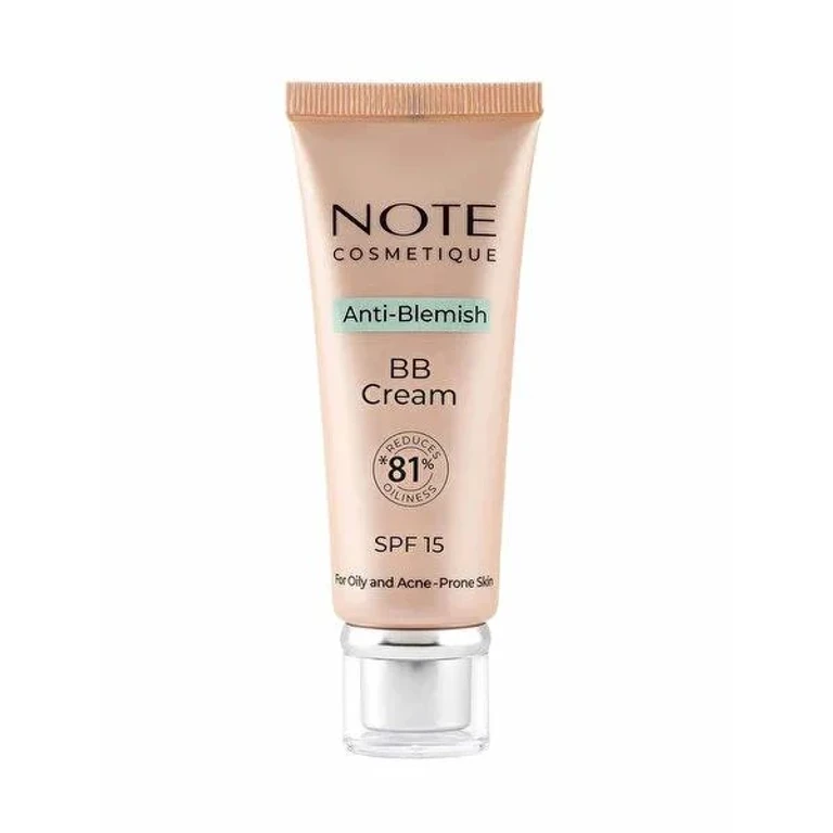 Anti Blemish BB Cream No. 02 Light Beige: Oil Control, Matte Finish & Blue Light Protection for Acne-Prone & Oily Skin