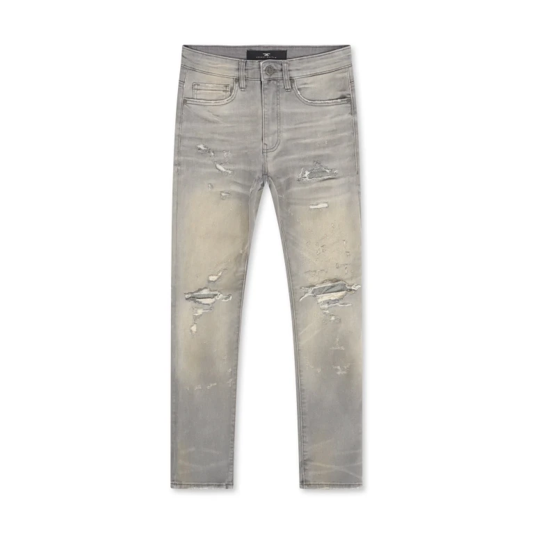 Vintage Wash Slim Fit Jeans - Arctic Sunset