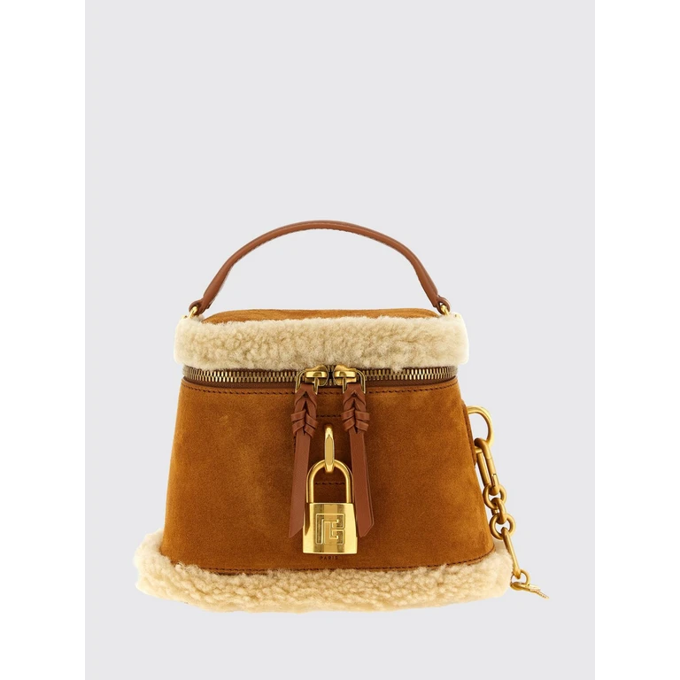 Bolso de mano Balmain Marrón