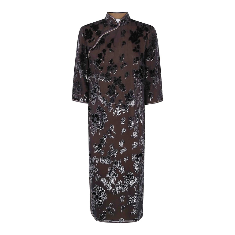 Pierre-Louis Mascia Maxi Robe - Marron (VEFIOU12962DARK)