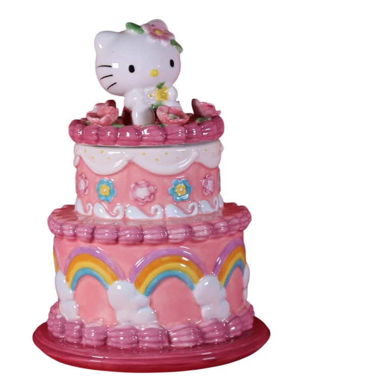 Hello Kitty Cake Cookie Jar