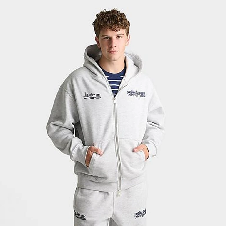 Mixer Full-Zip Hoodie in Grey Heather