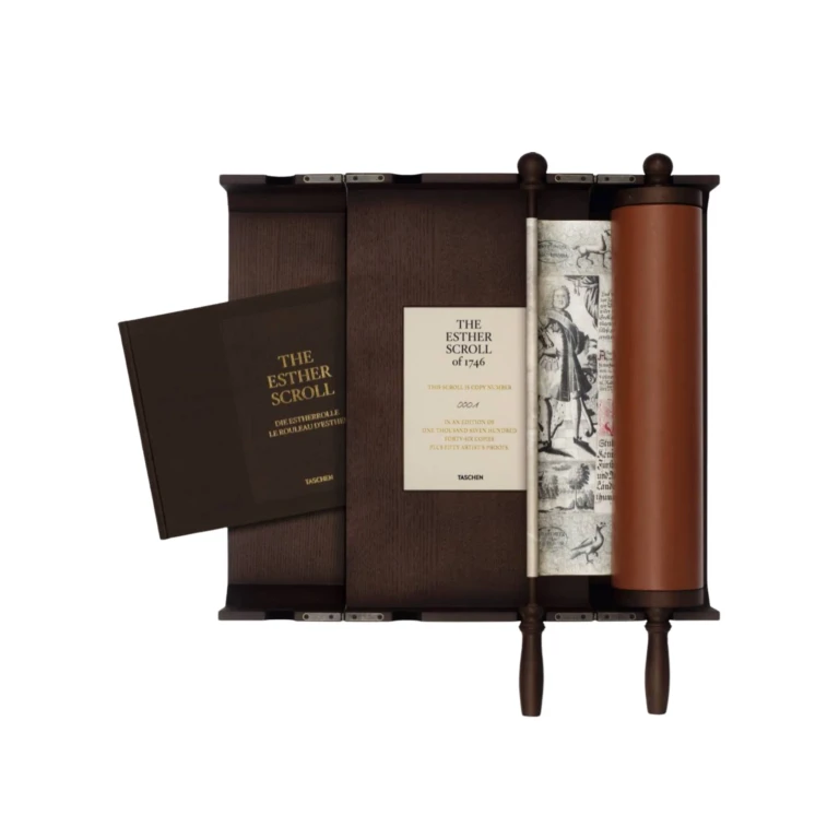 The Esther Scroll - Manuscript in Wooden Display