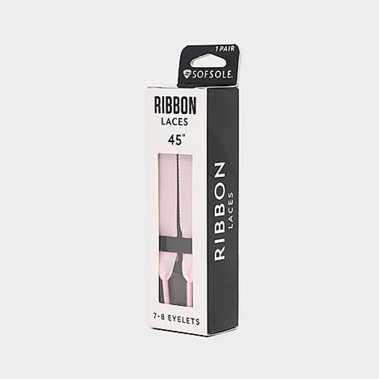 Sof Sole Ribbon Shoelaces in Pink