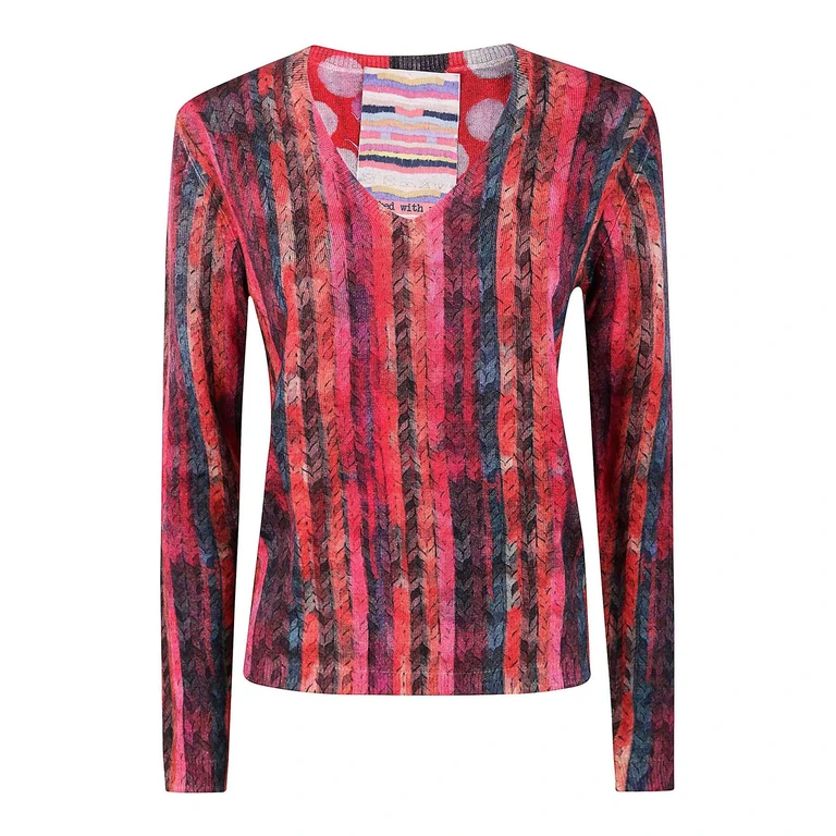 Pull Col Rond - Multicolore (VB02D503)