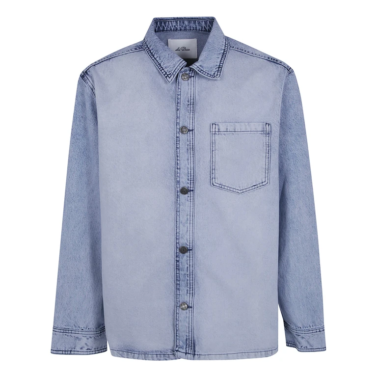 Jacket Bleached Denim Overshirt