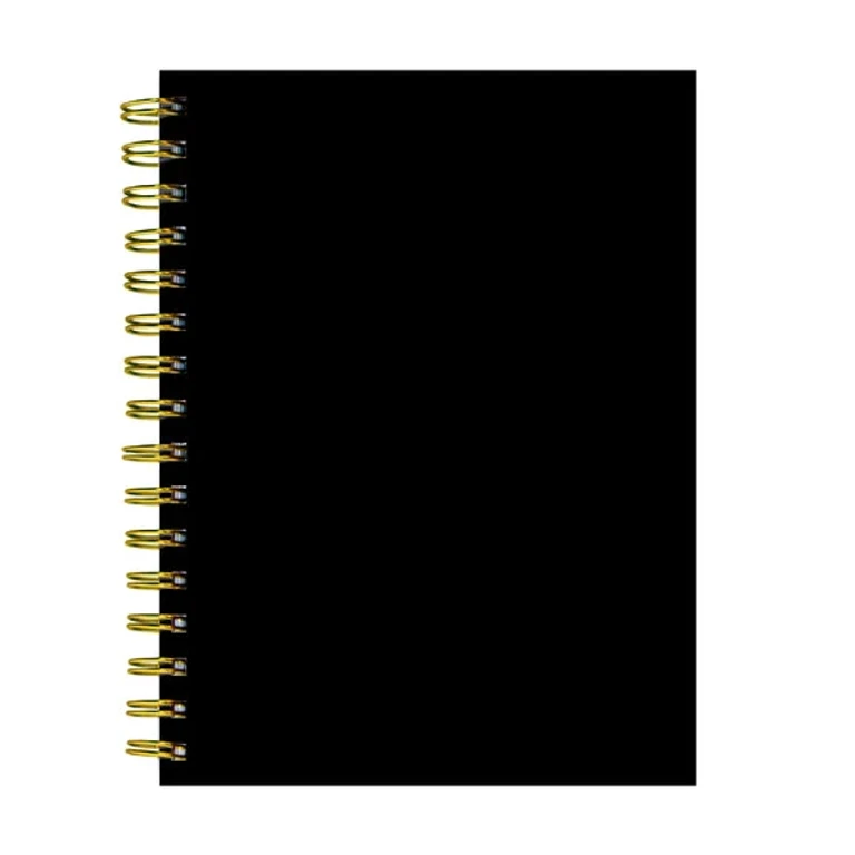 Business Black 7.5"x9" Spiral Lined Journal