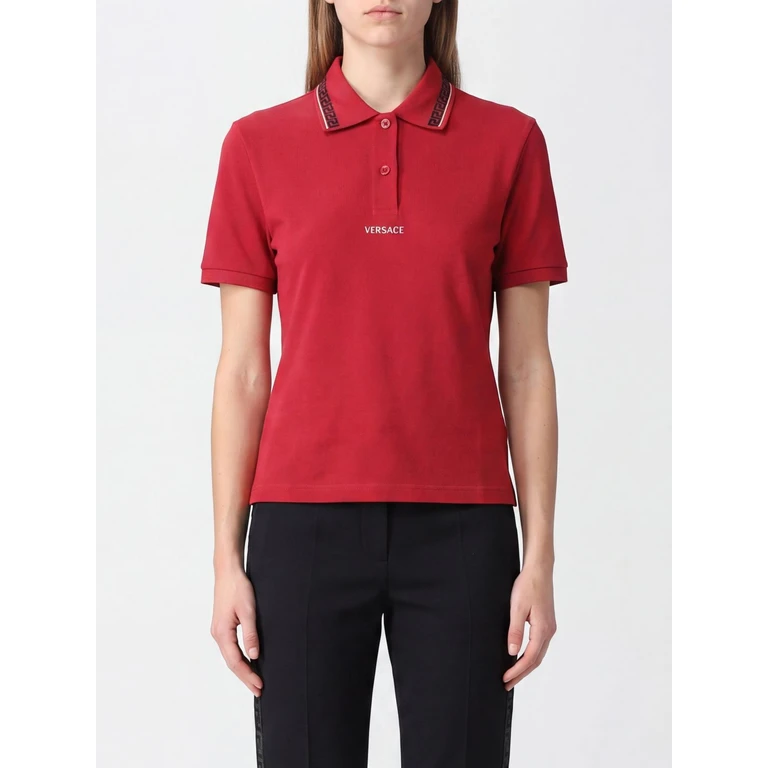 VERSACE Polo Shirt Woman color Red (10259671A186881RB30)
