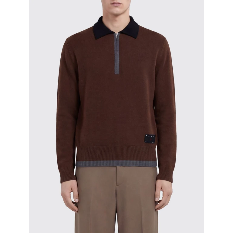 Kaschmir Strick-Poloshirt