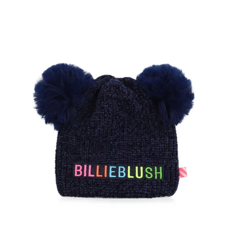 Hat With Pompoms "Kid Girl Fall"