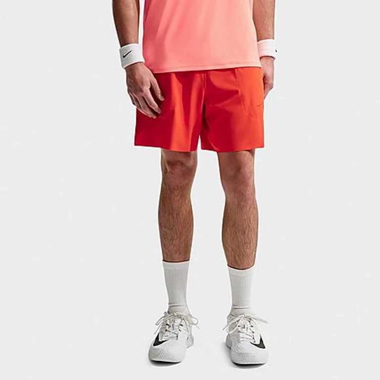 Court Advantage Dri-FIT 6" Tennis-Shorts in Picante Red/Atomic Pink