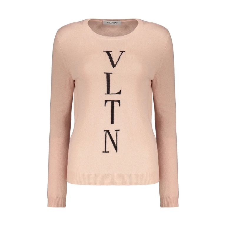 Womens Rose Wool Blend Sweater