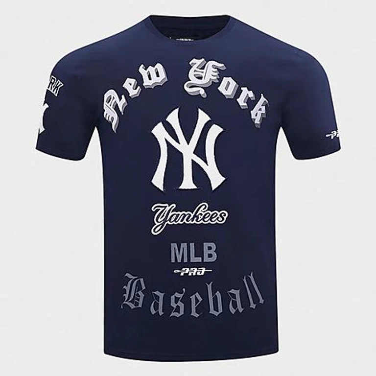 Camiseta Pro Standard New York Yankees MLB Old English en Azul Marino