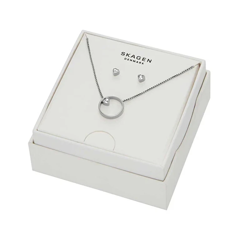 Delicate jewelry set Kariana SKJB1016SET (Orecchini, Collana)