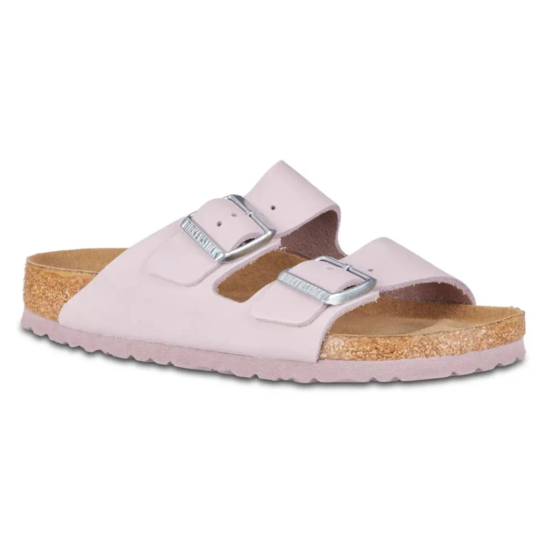 Arizona Soft Footbed Nubuck Leather Yomo Lilac Sandals