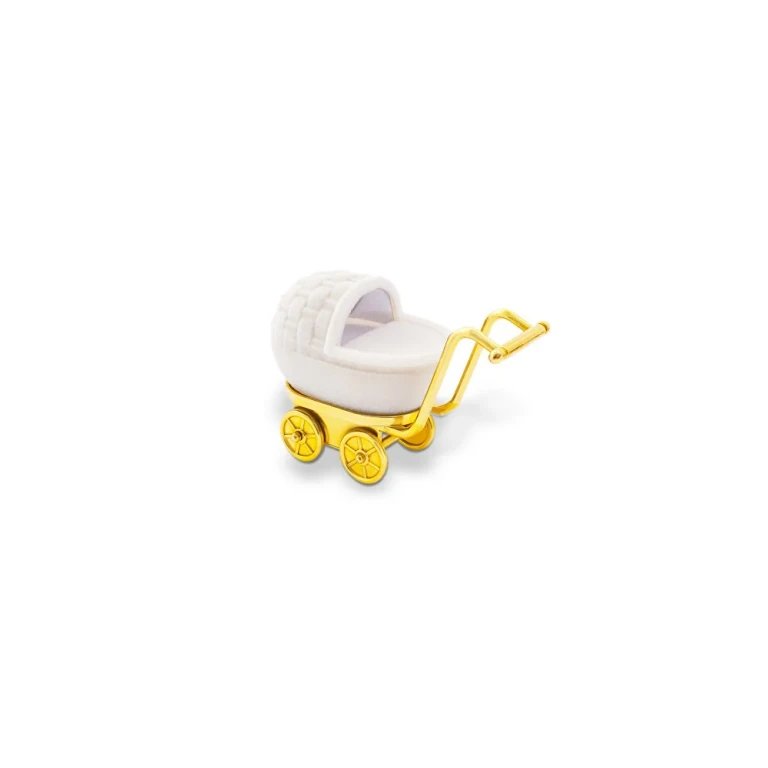Suede Leather Stroller With Gift Box Kdet23-W