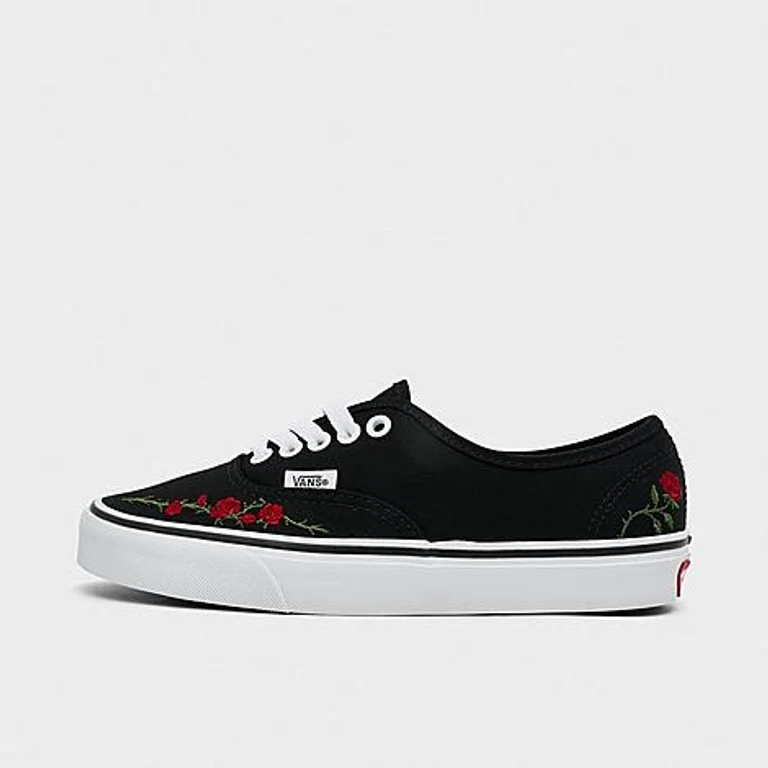 Women's Authentic Casual Shoes in Black/Red Rose Size: 5.0