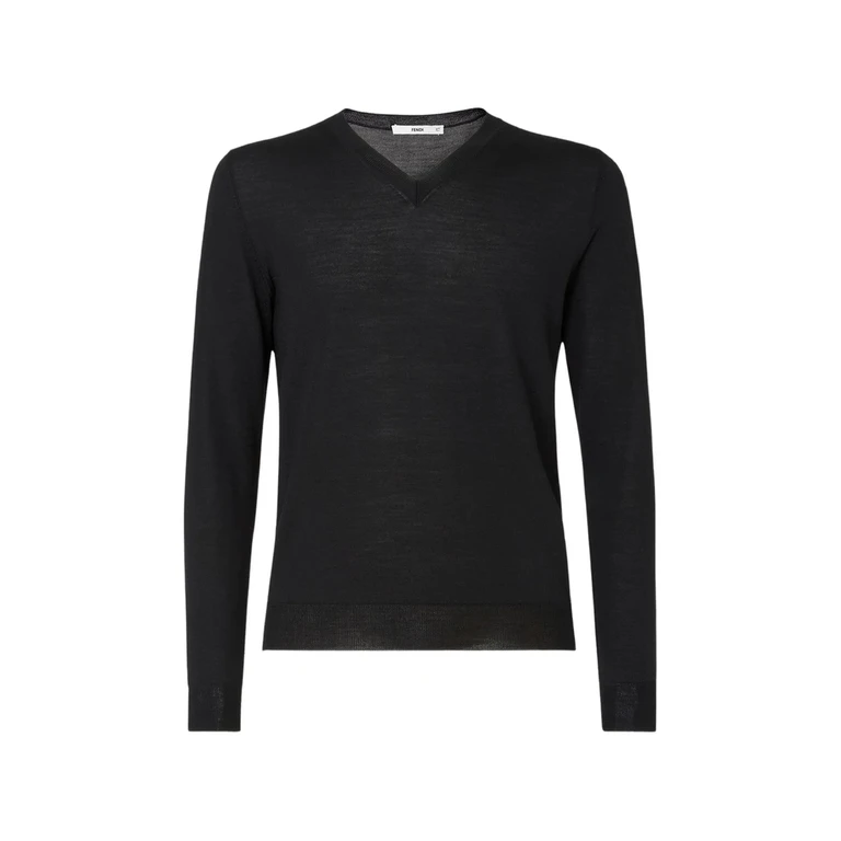 Black Wool Pullover