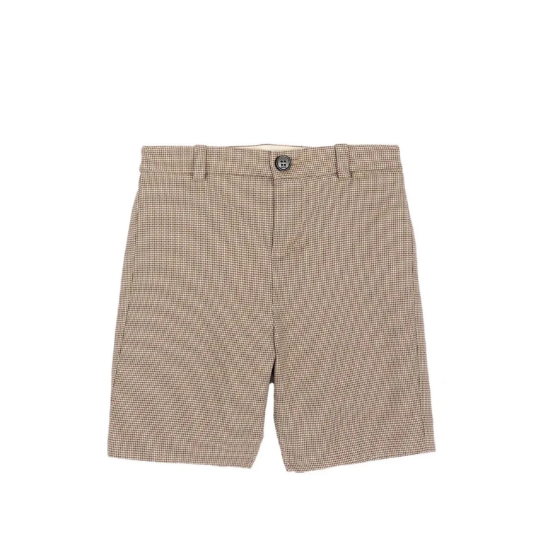 Pants Wool Brown Bermuda