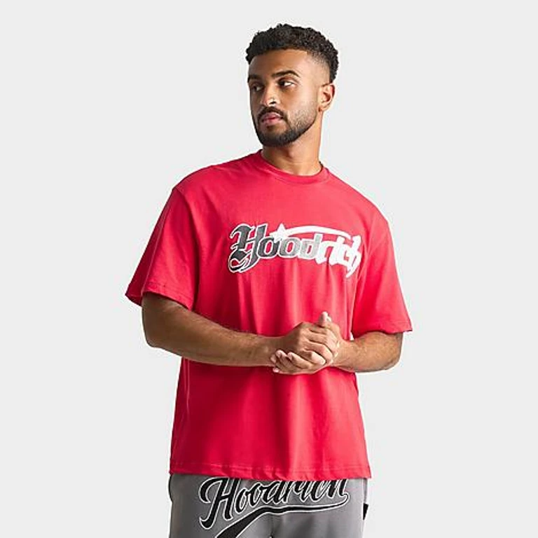Hoodrich Men's Infinite T-Shirt in Lychee Red Size: Small