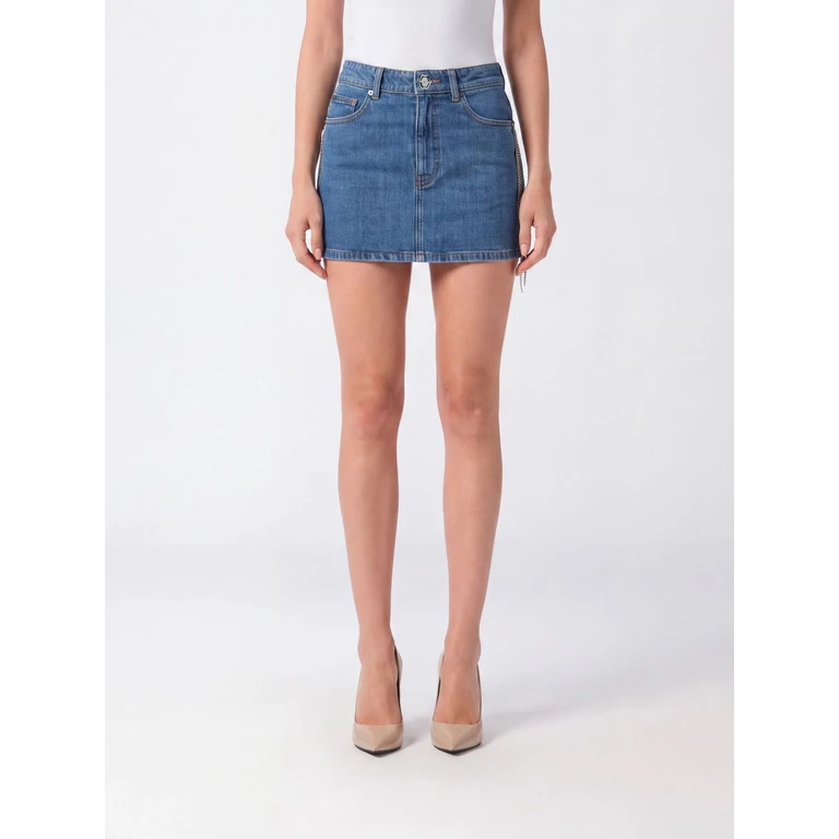 Skirt Woman color Denim (FAECWDV0239PDE004N72MC)