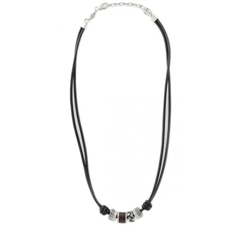 Leather Collana da uomo JF84068040