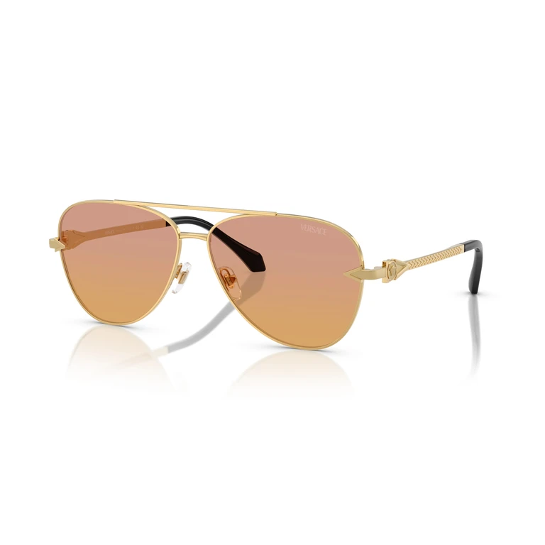 Orange Pink Gradient Pilot Mens Sunglasses VE2283 1002EL 61