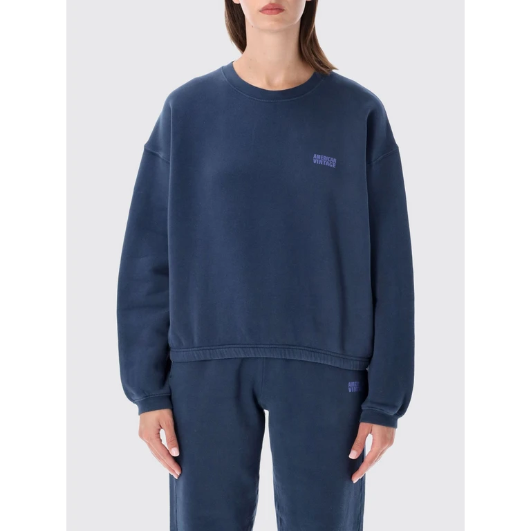 Sweatshirt Woman color Blue (KIZU03AH26BAPAVINMARINE)