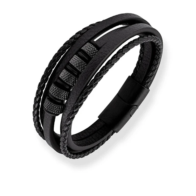 Stylish leather Bracciale Leather VABOB002