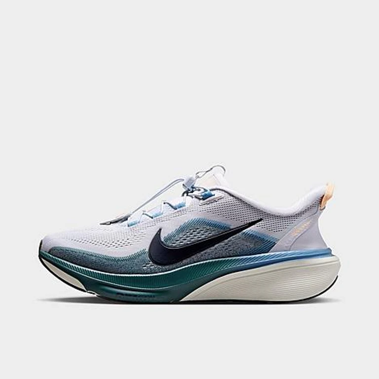 Men's Pegasus 42 EasyOn Running Shoes in Pure Platinum/Mineral Slate/Work Blue Size: 6.0