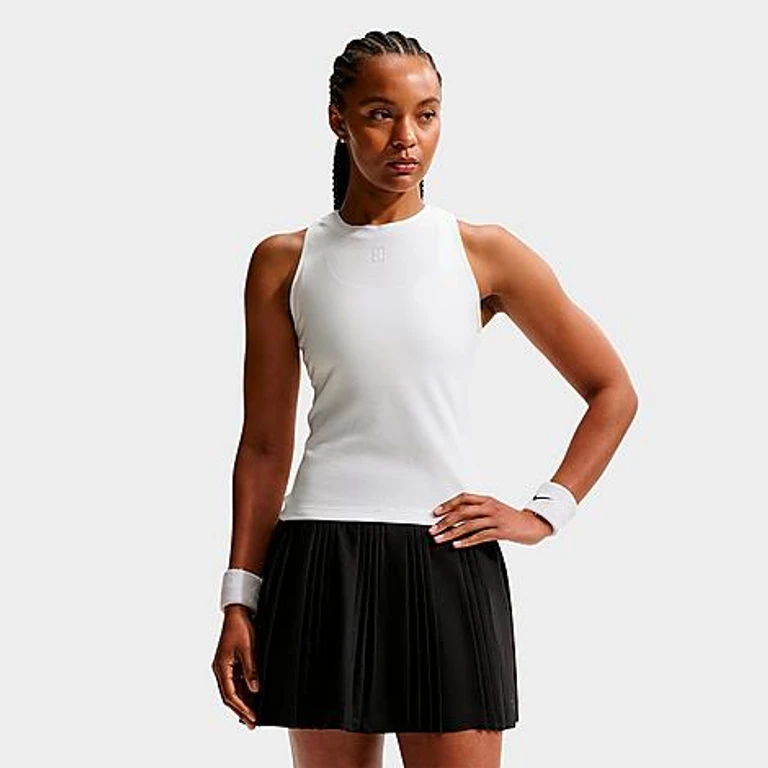 Women's Court Advantage Dri-FIT Tennis Tank Top in White Size: XS