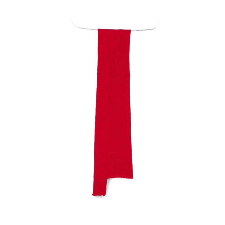 Scarf Crinkled Felt "Ruby Red"
