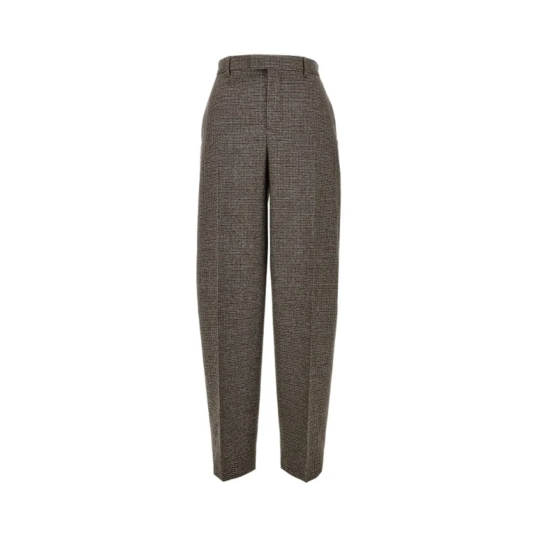 Houndstooth Balloon Cut pants Woman 36