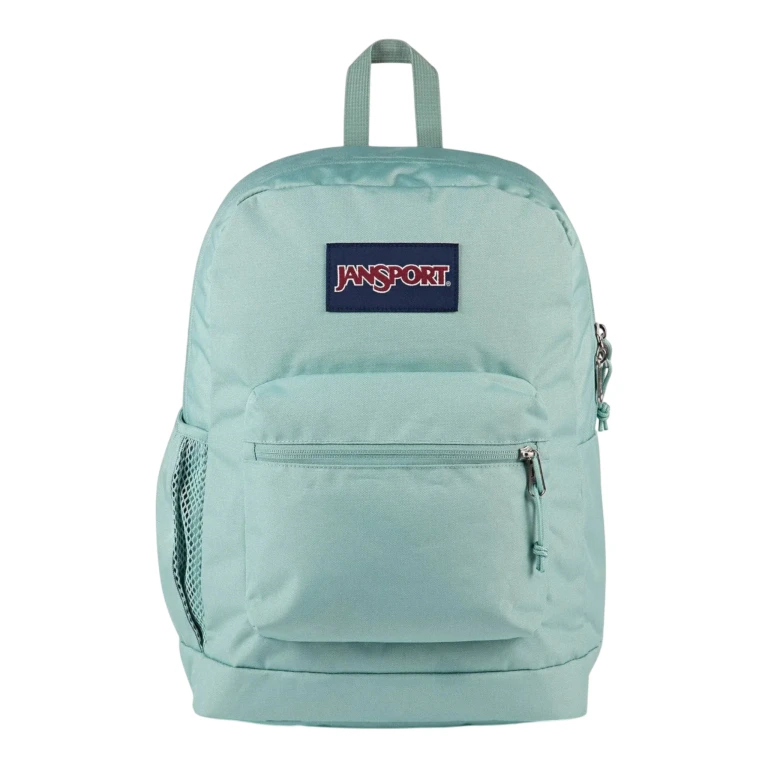 Cool Student Backpack 34L - Faded Sage Leather-Trim Laptop Pack