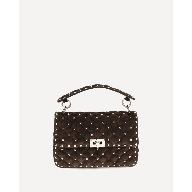 Sac Rockstud Spike en cuir matelassé à clous