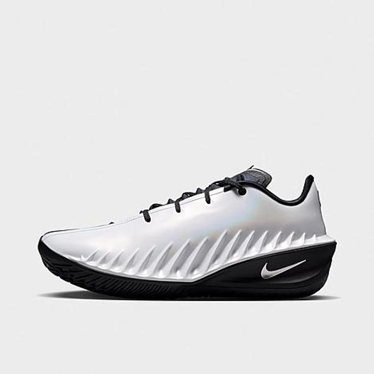 Men's G. T. Cut 4 Basketball Shoes in White/Black/Metallic Silver Size: 4.0